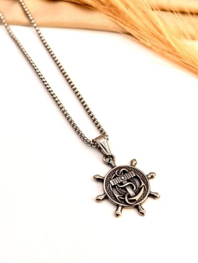Power Sea Silver Plated Necklace