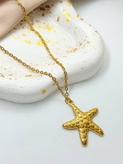 Starfish Gold Plated Necklace