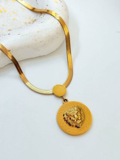 Kira lion Gold Plated Necklace