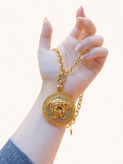 Luxury versace Gold Plated Necklace