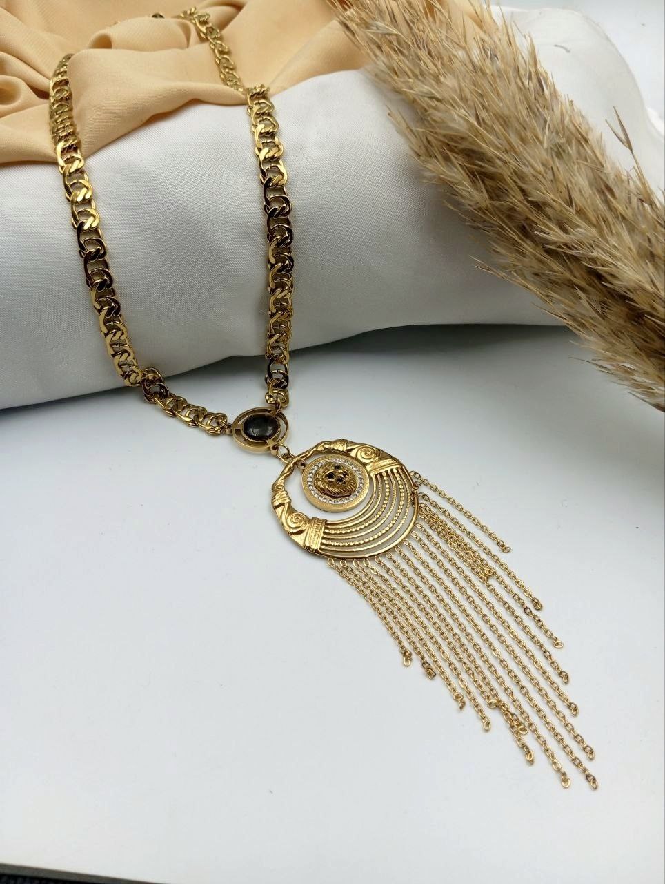 Tassel Gold Plated Necklace