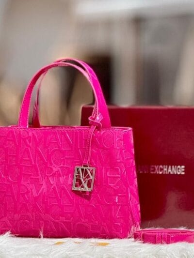 Pinky Glowy bag size 20*23