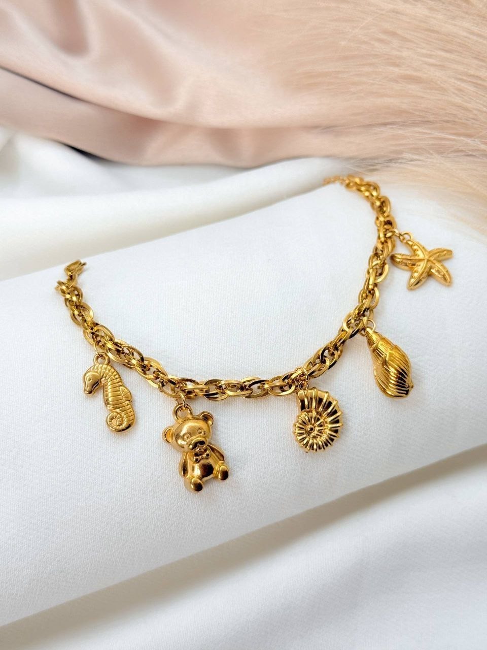 Sea world Gold Plated Bracelet
