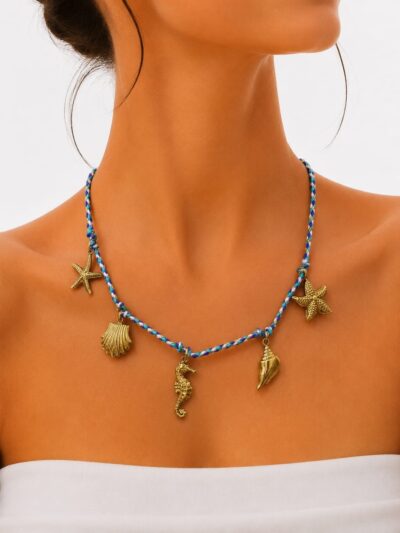 Under the sea Gold Plated Necklace