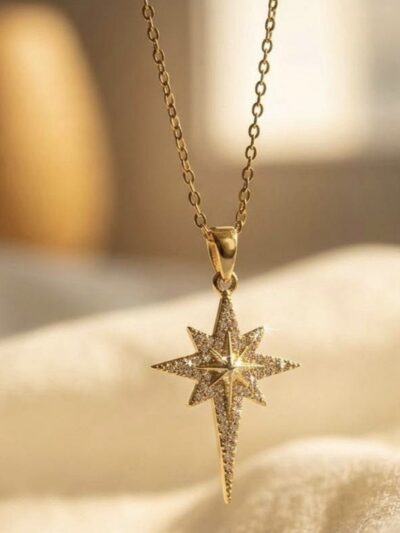 Sparkling Gold Plated Necklace