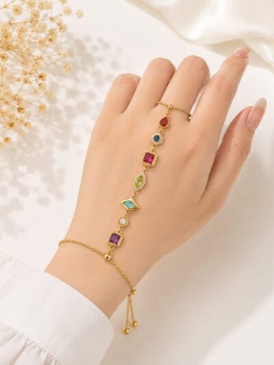 Color Hand chain Gold Plated
