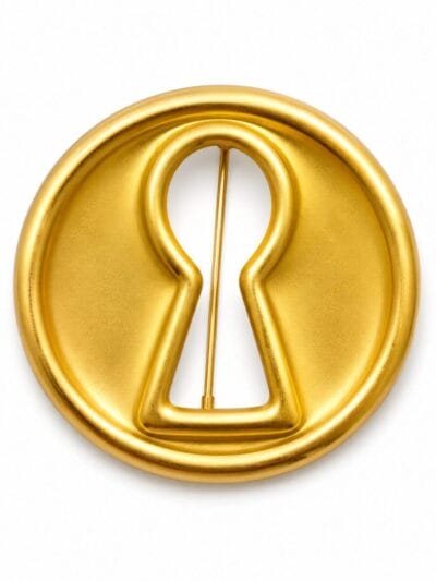 Keyhole broosh 2