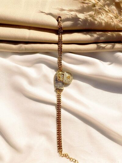 Lock Gold Plated Bracelet
