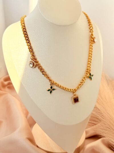 Fanzy Gold Plated Necklace