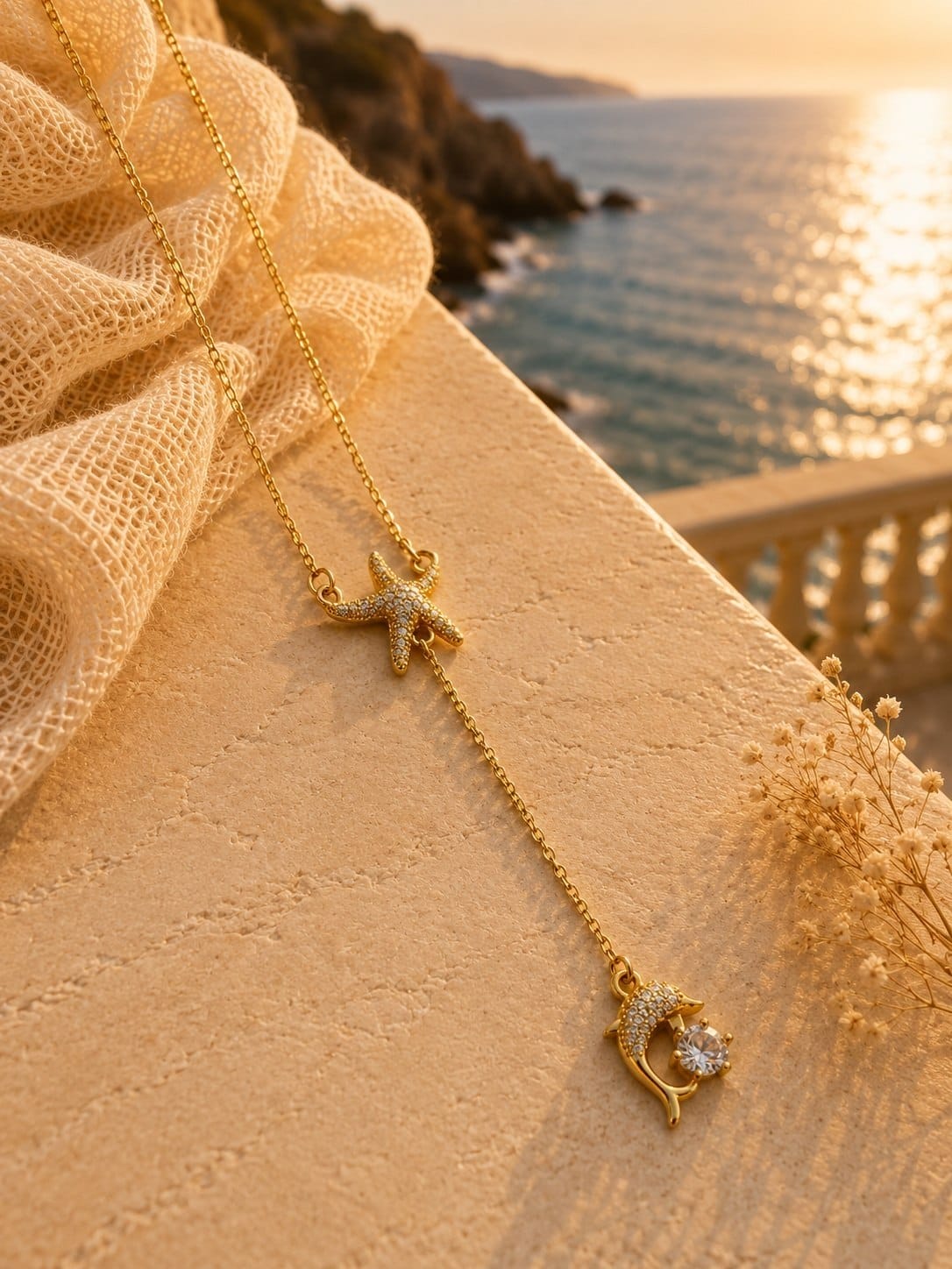 Beach Gold Plated Necklace