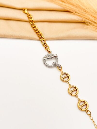 Elegant  Gold Plated  Bracelet