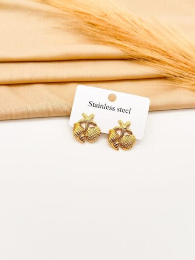 Summer gold plated  earrings