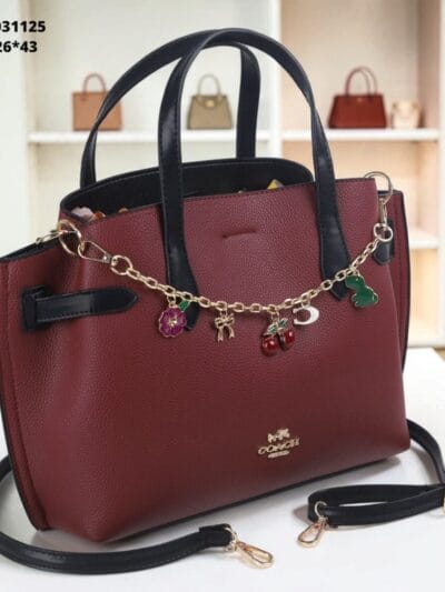 Layla Burgandy Bag 26*43