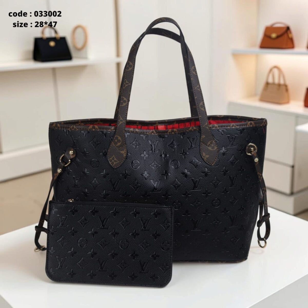 Paris Black Bag 28*47