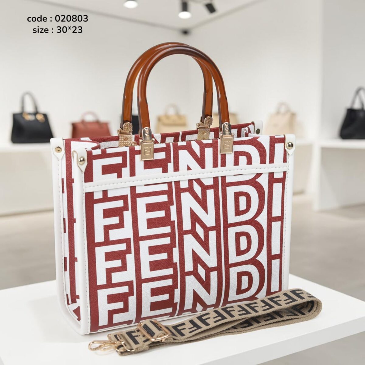 Fiona Burgandy Bag 30*23